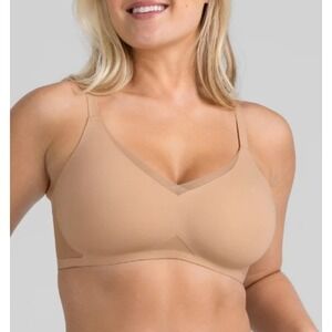 HONEYLOVE Liftwear Wireless Crossover Bra Sand Size 3X NWT